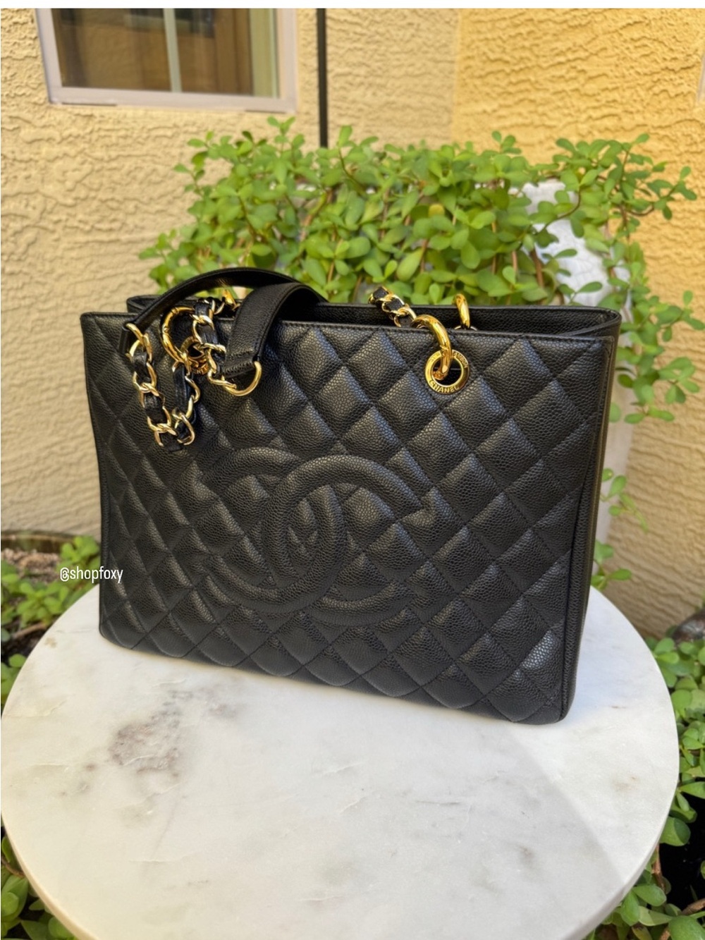 Chanel Caviar Grand Shopping Tote